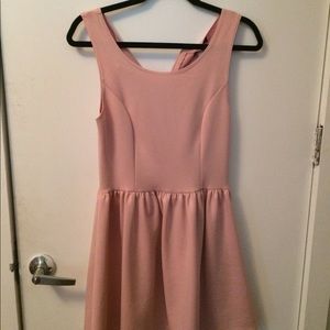 Lemondrop pink mini dress